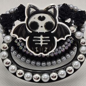 Gothic Black and Silver Pacifier